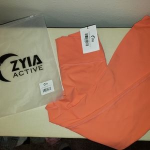 Zyia Coral Moon brilliant hi-rise legging